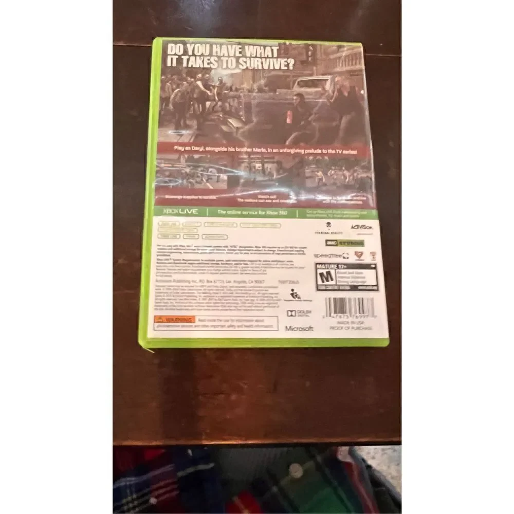 THE WALKING DEAD SURVIVAL INSTINCT XBOX 360 VIDEO GAME